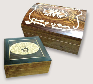 ejemplos de madera taraceada